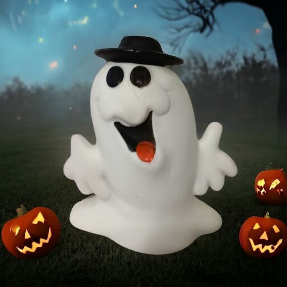 The Boos Brothers Ghost Figure Ceramic Vintage 1987 Halloween Scary Spooky - Picture 1 of 14